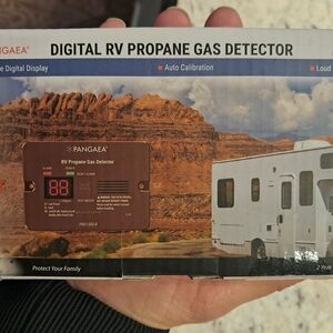 Digital RV Propane Gas Detector - Brown